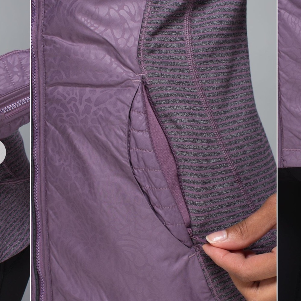 lululemon athletica Rebel Runner jacket Women's Lavender suze8 - Picture 13 of 16